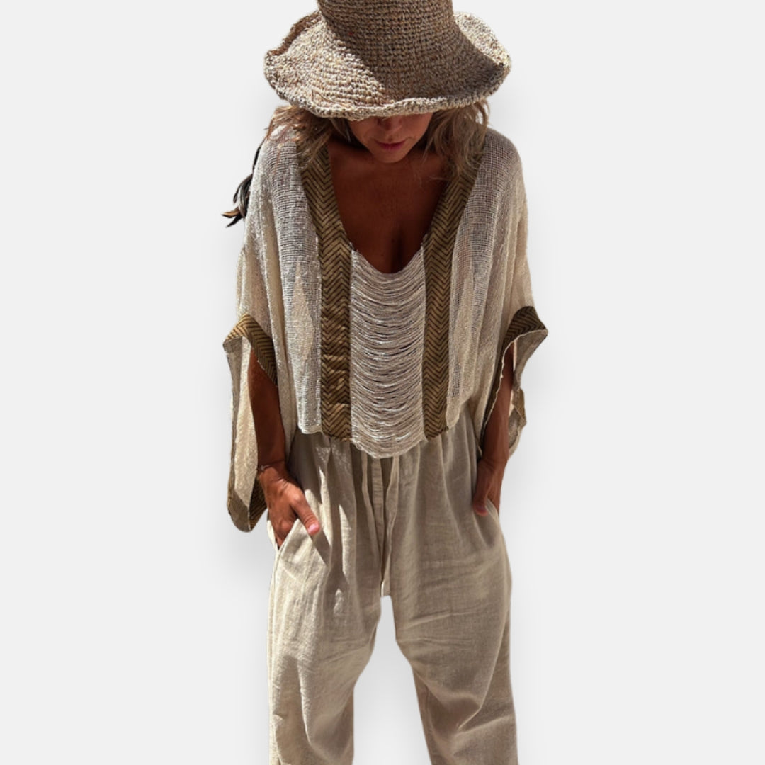 Roxelle | Top ample à mailles légères